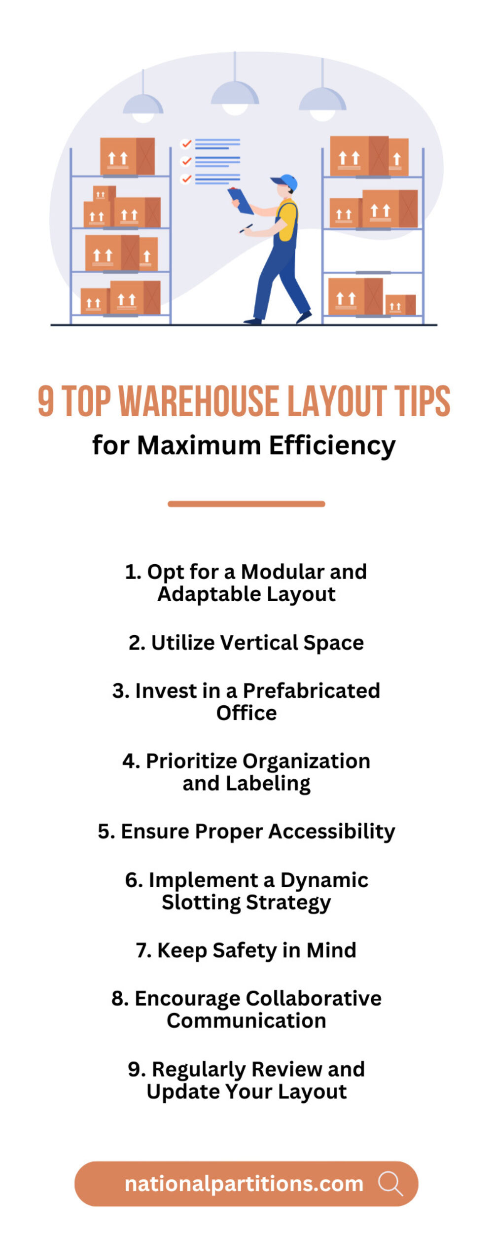 National Partitions 262856 Warehouse Layout Tips Infographic1